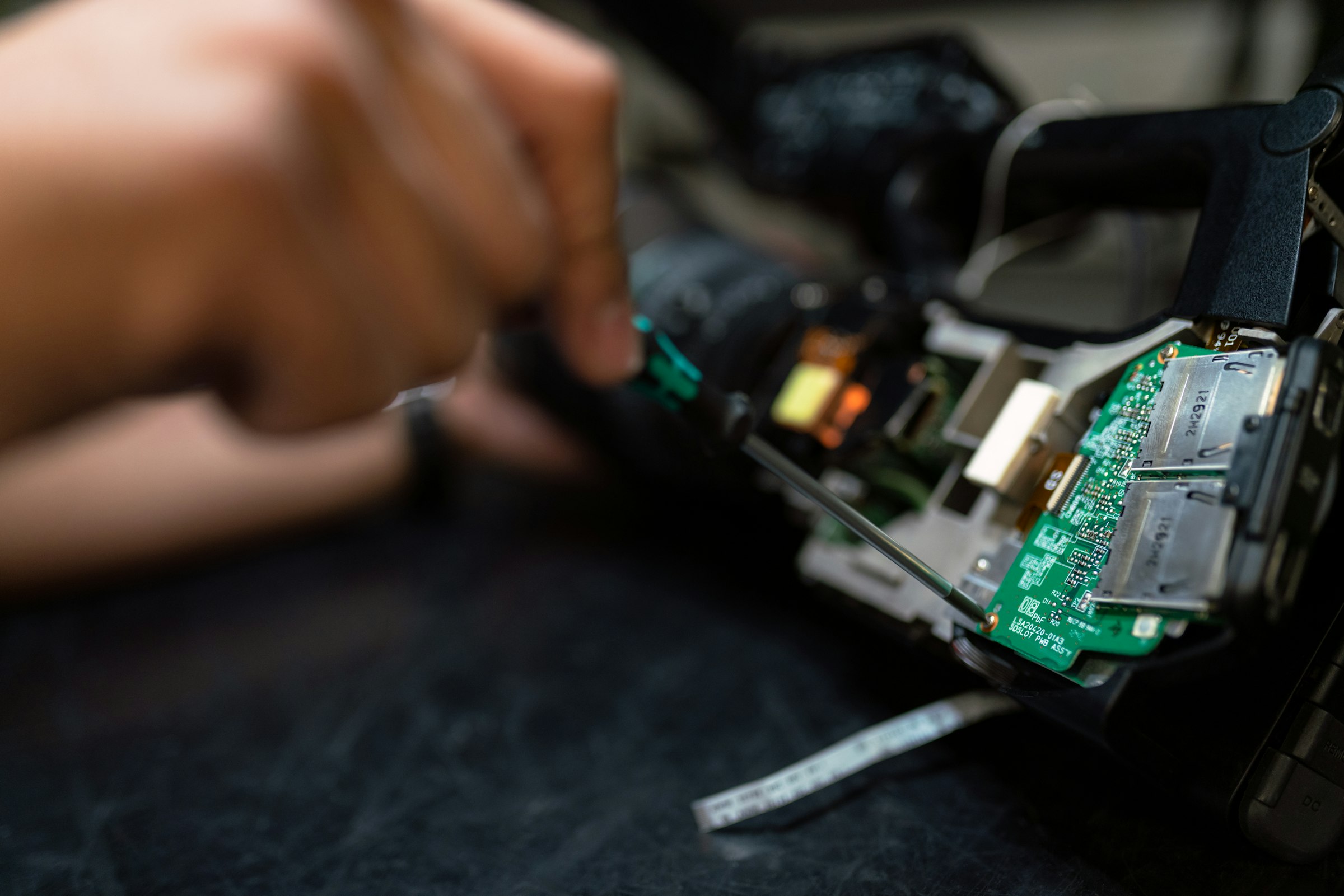 Product development engineer reviewing ODM prototypes and technical specifications