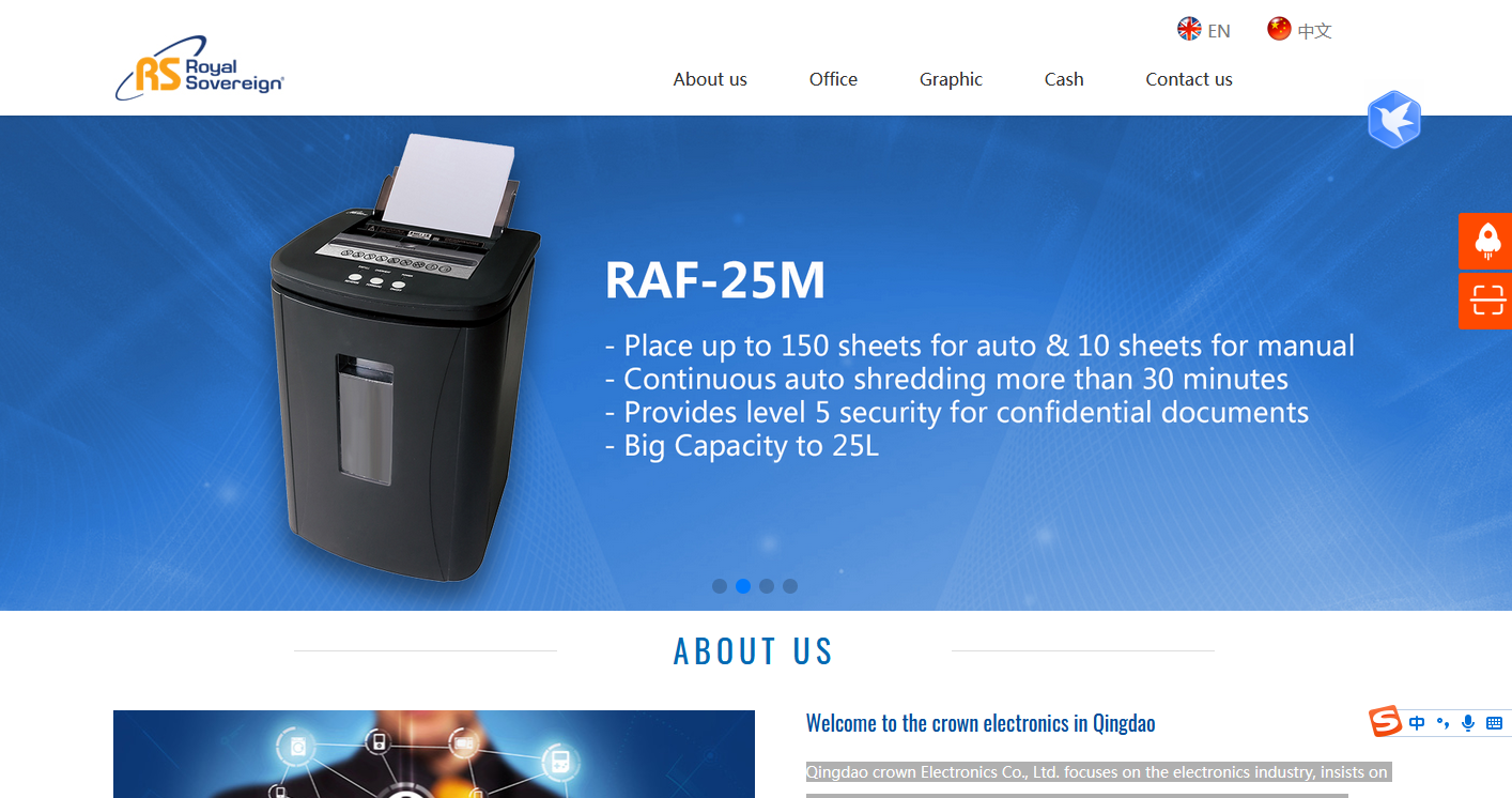 Crown Electronics in Qingdao facility