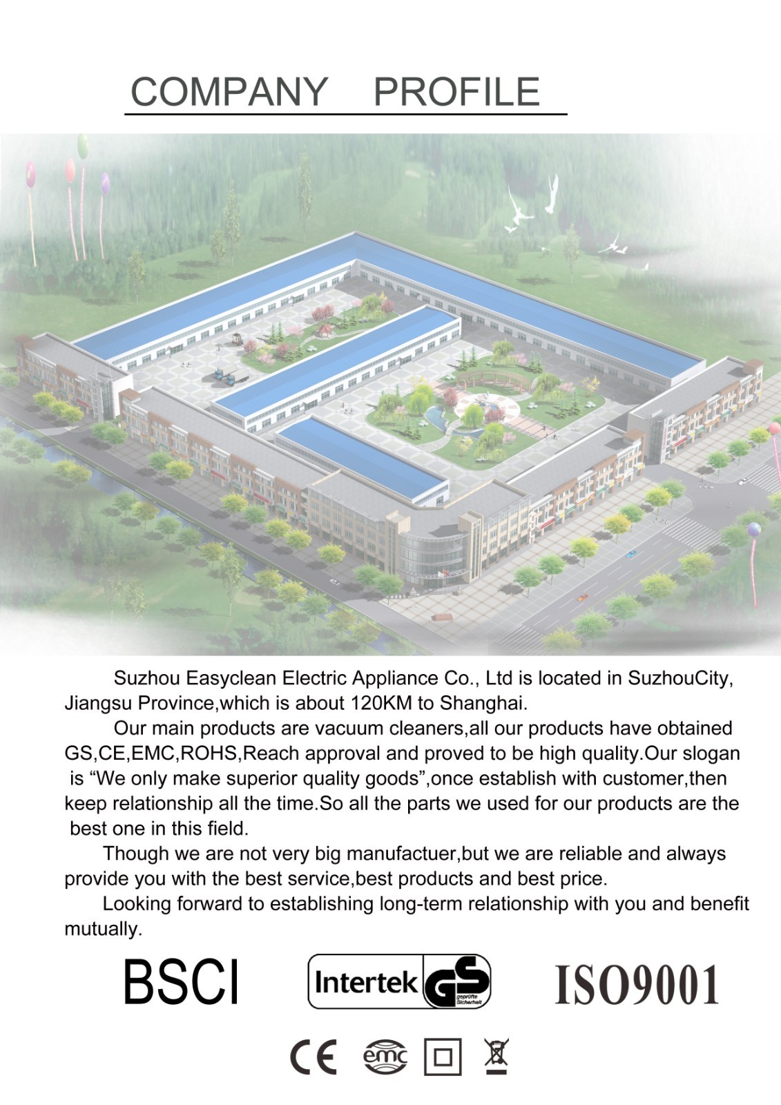 Suzhou Easyclean Electric Appliance Co., Ltd. facility