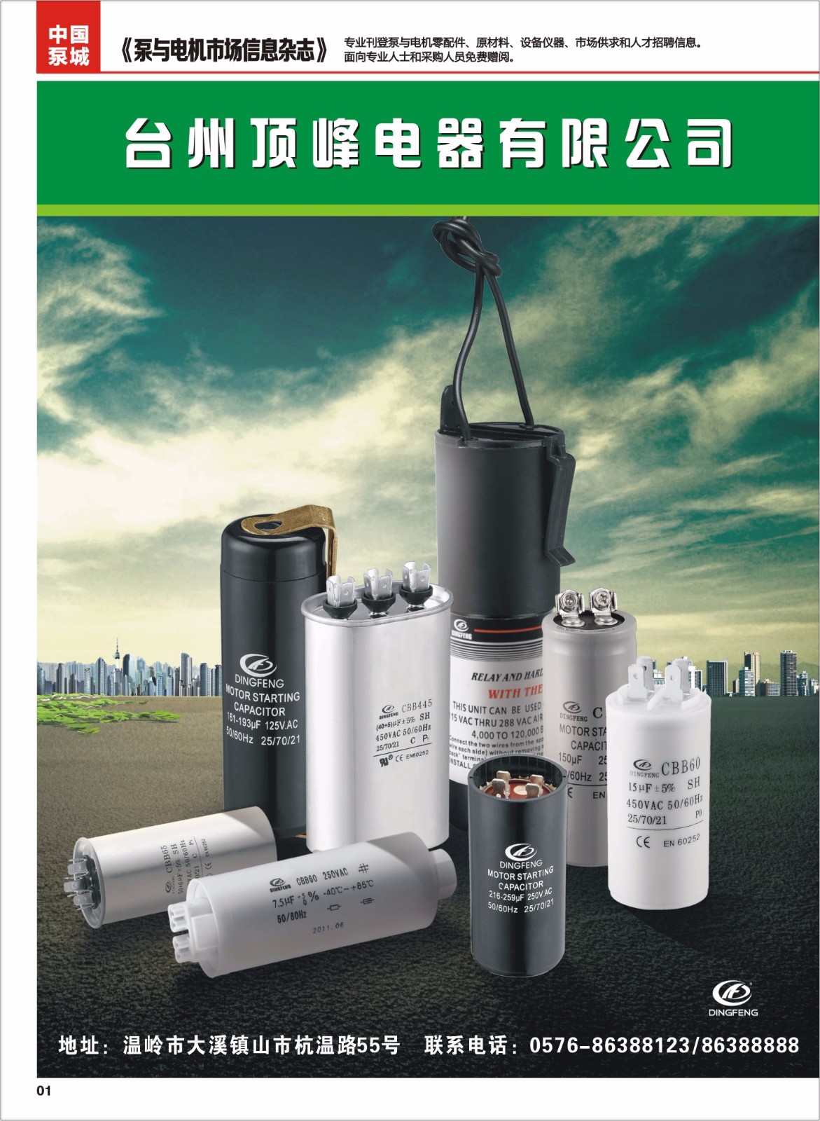 Taizhou Dingfeng electrical appliance co., LTD. facility