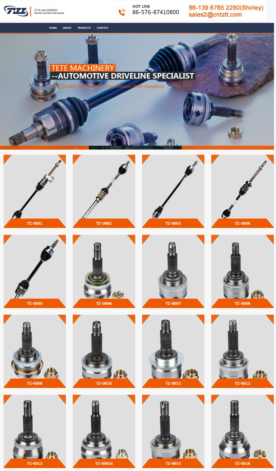 TAIZHOU TETE MACHINERY CO., LTD facility