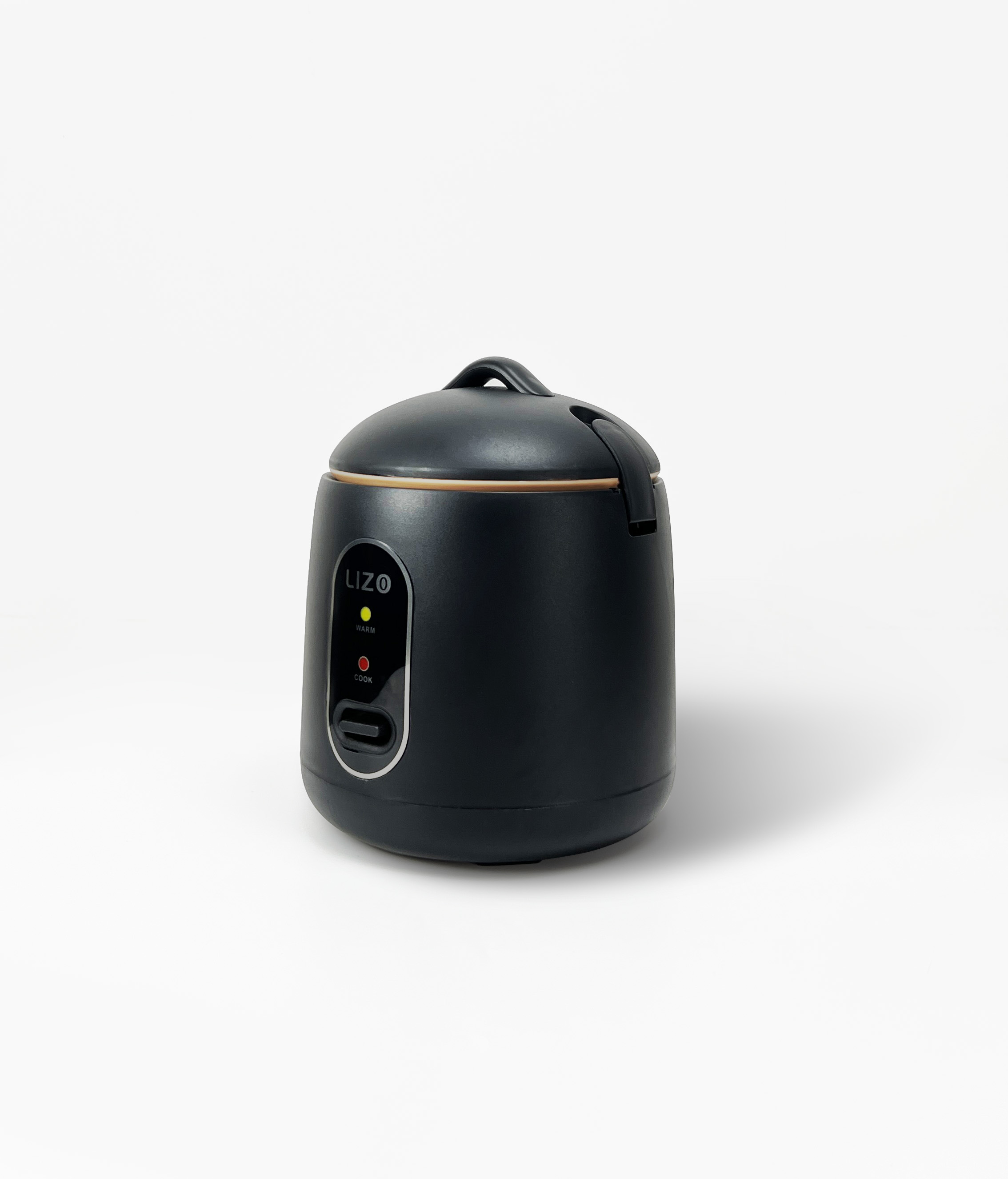 Compact Electric Rice Cooker with Non-Stick Pot
