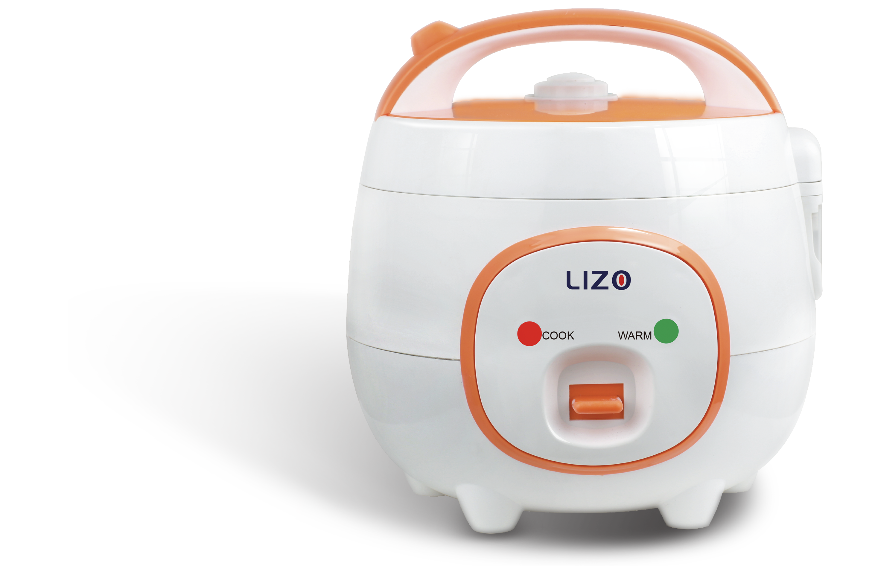 Compact Electric Rice Cooker with Non-Stick Pot