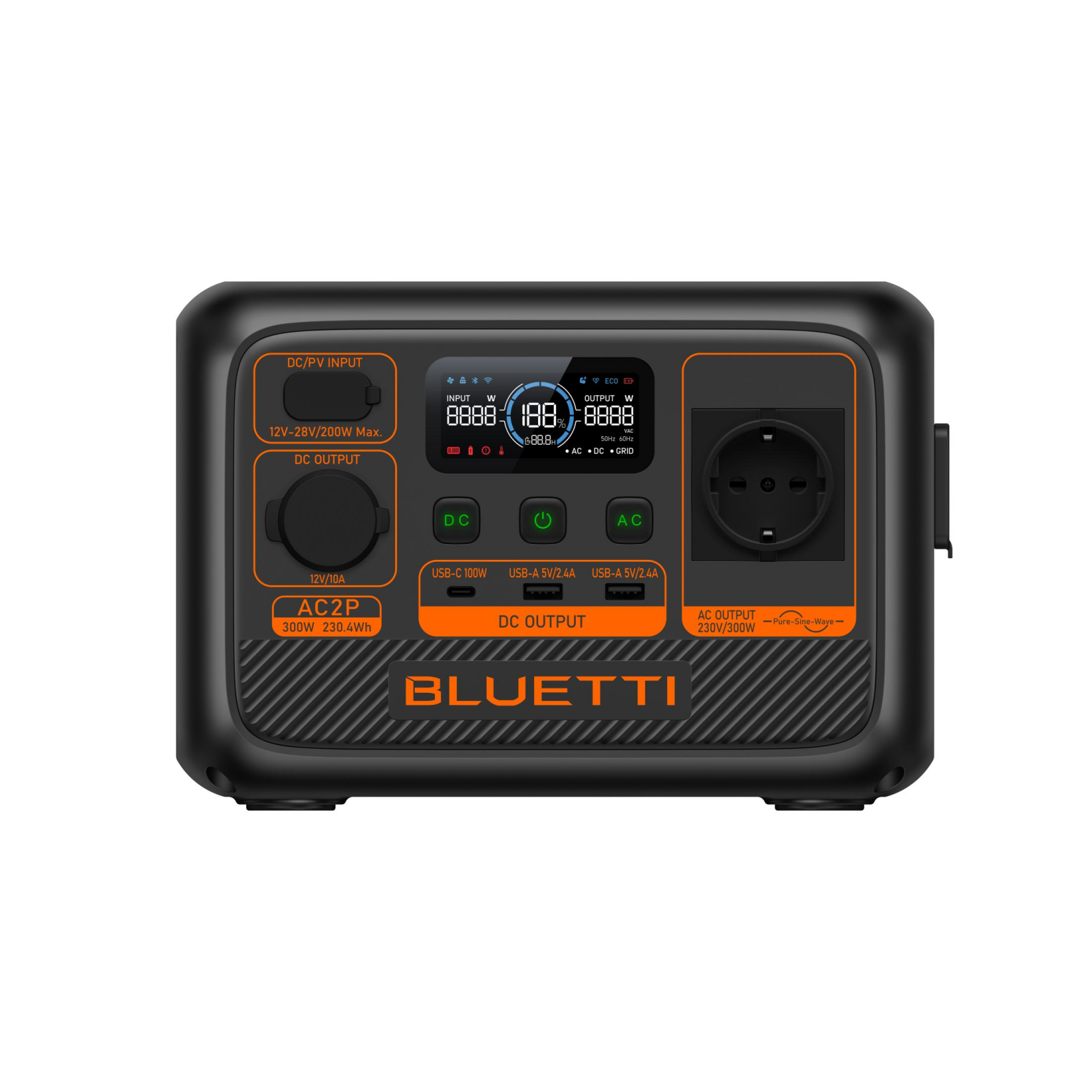 230.4Wh Portable Power Station with 300W Inverter