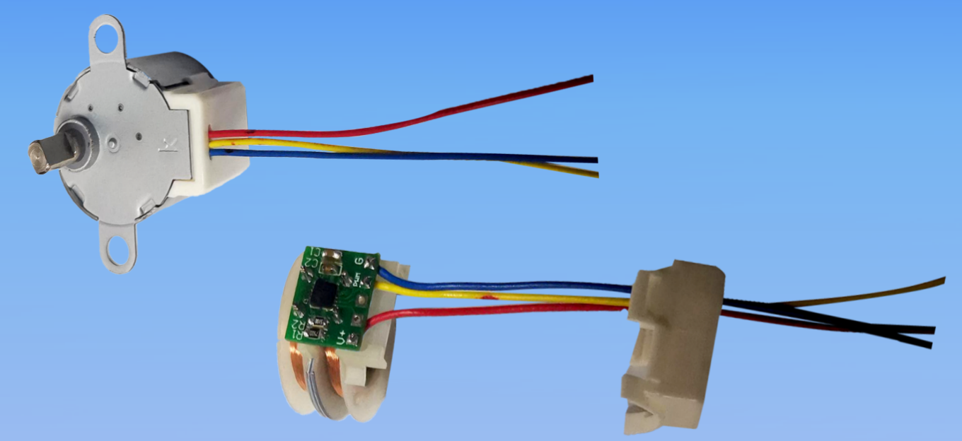 Synchronous AC Motor with PCB Control