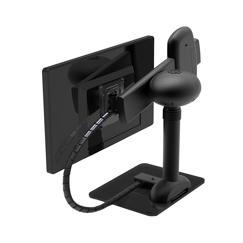 Adjustable Monitor Arm with Cable Management
