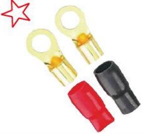 0-10 AWG Assorted Insulated Ring Wire Crimp Connector Terminals - Image 2