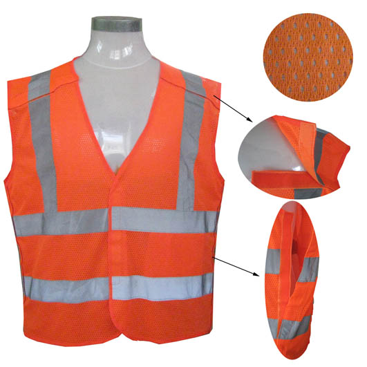 High-Visibility Breathable Mesh Safety Vest