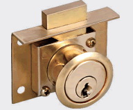 Brass Cabinet Lock for Drawers and Enclosures
