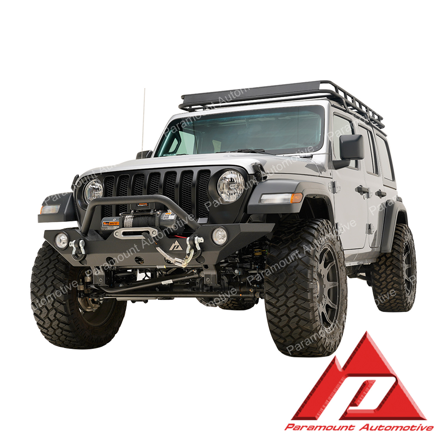 07-19 Jeep Wrangler JL JK R3 Front Bumper with OE Fog Light Housing and Light Frames - Image 2