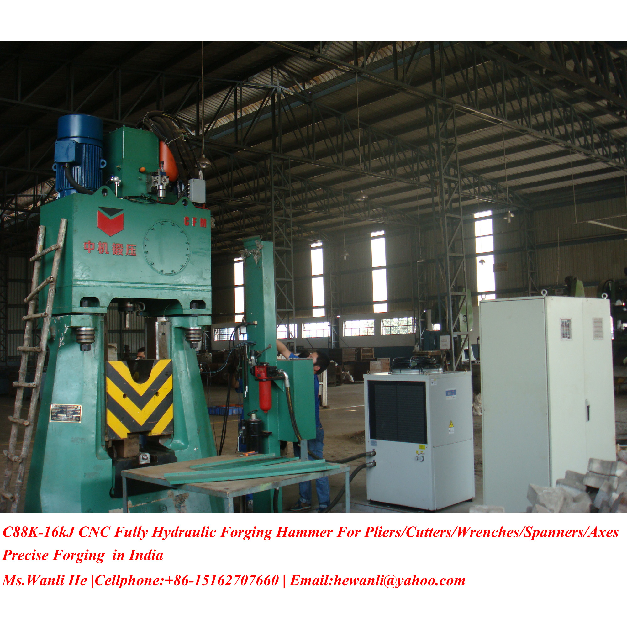 0.75Tons Drop Forging Hammer for Pliers/Spanners/Wrenches Forge in India - Image 3