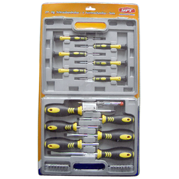 Screwdriver Set with Precision and Standard Drivers