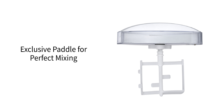 Exclusive mixing paddle component
