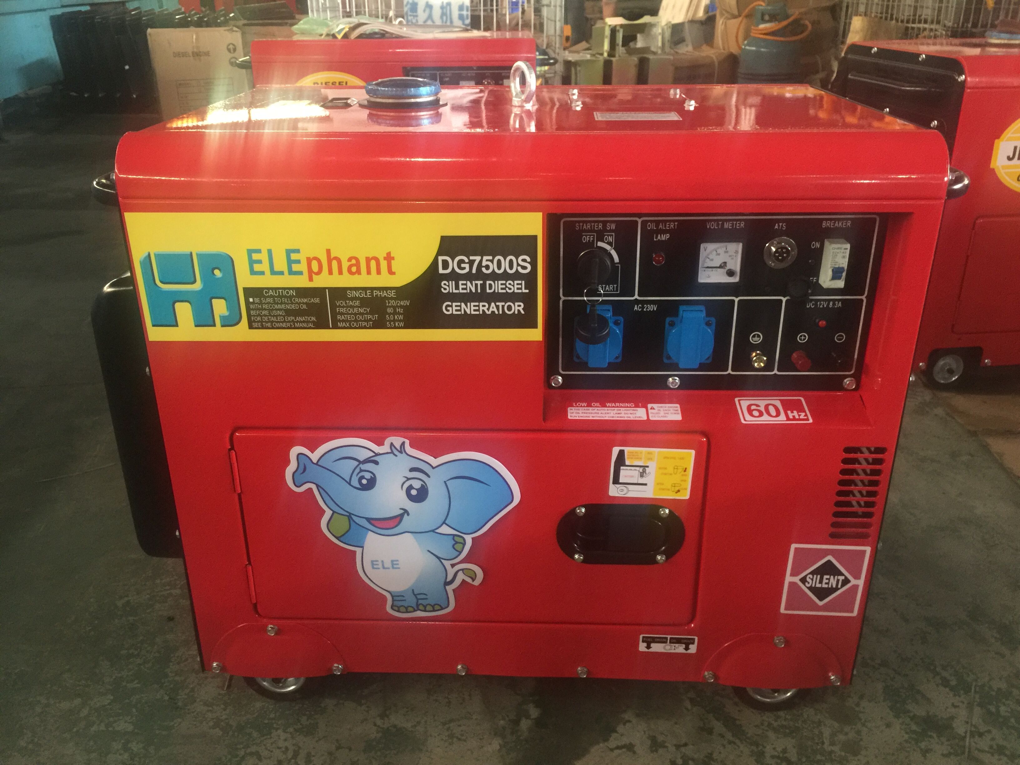 1 phase or 3 phase portable silent diesel generator - Image 2