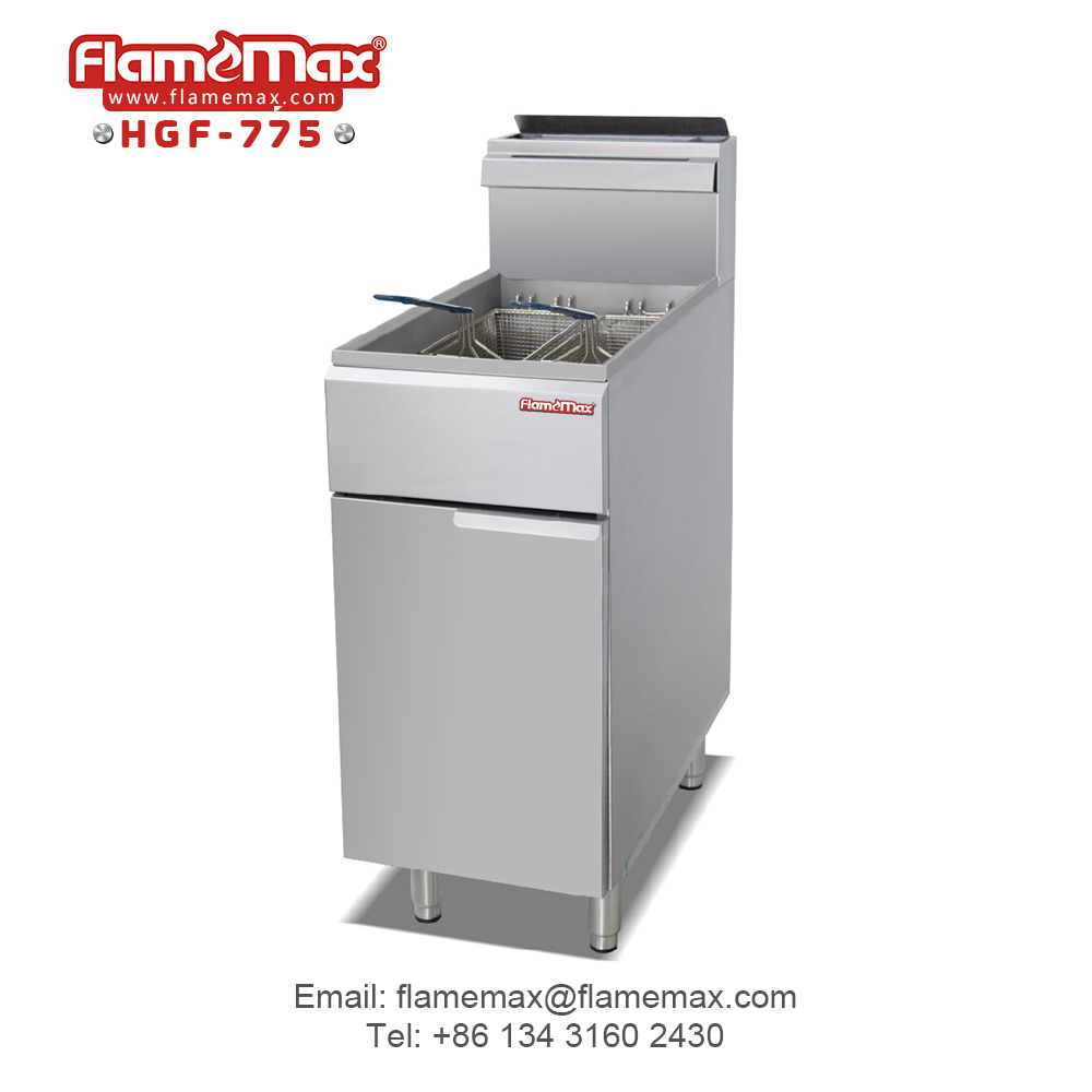 Dual Basket Gas Deep Fryer