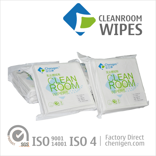 100% Polyester Lint-Free Wipers Knitted Cleanroom Wipes - Image 3