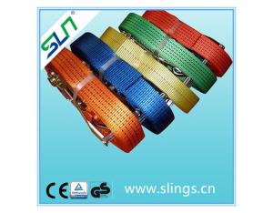 Various colors and widths of polyester webbing