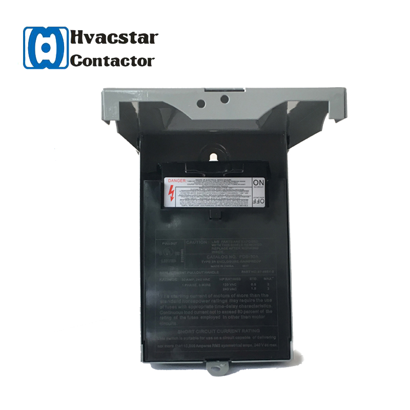 100% Secure Your Home Pds-60an 60A Fused AC Disconnect Box Pullout Switch Air conditoner - Image 3