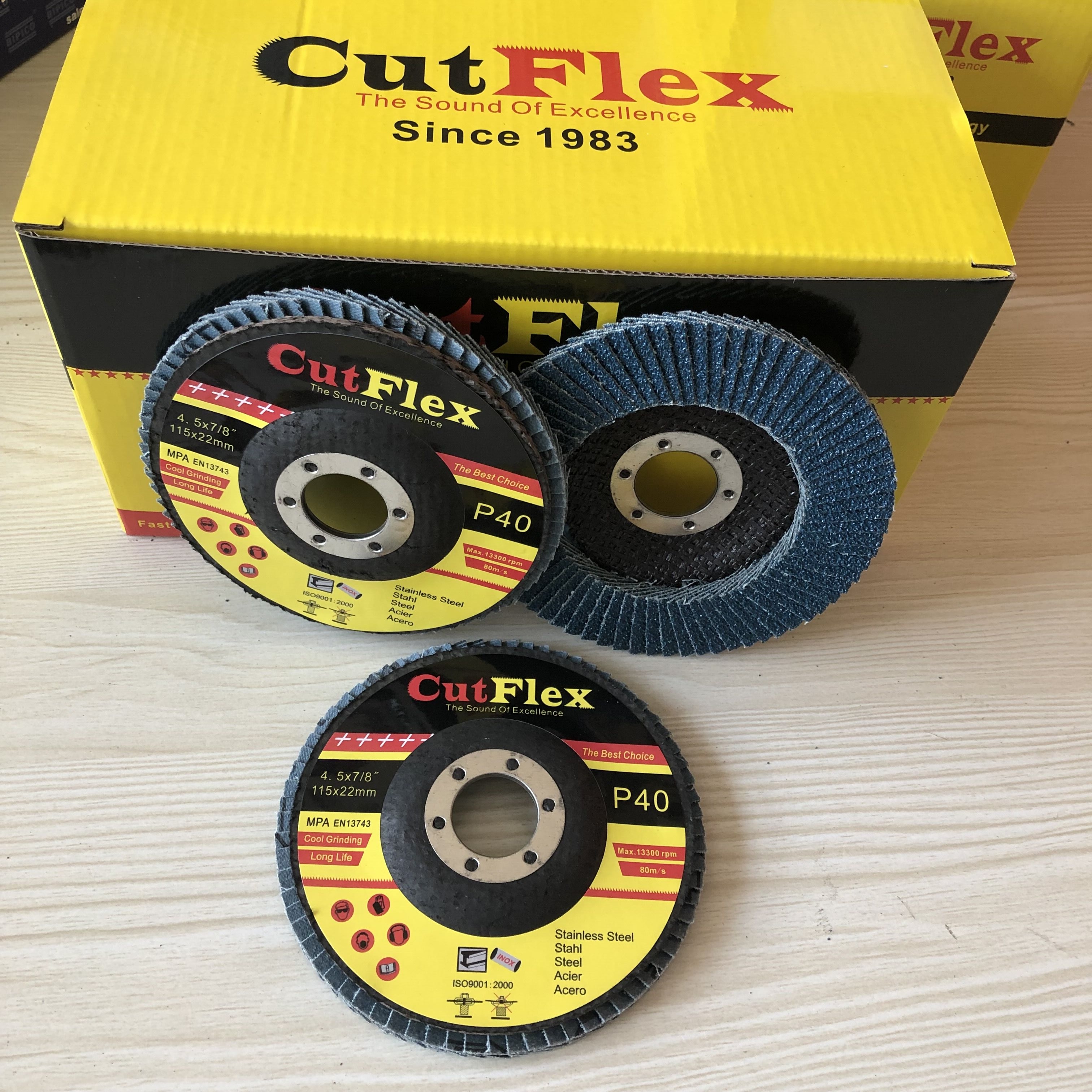 Abrasive Flap Disc - 4.5in, Zirconia, Grinding