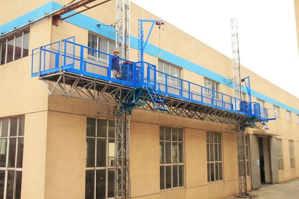 1000 kg Single Mast Climbing Work Platform for Working Height 100 m - Image 2