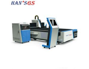 Close-up of laser cutting head processing a metal pipe