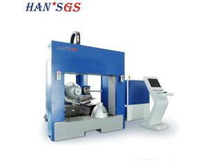 Fiber laser shearing and forming machine