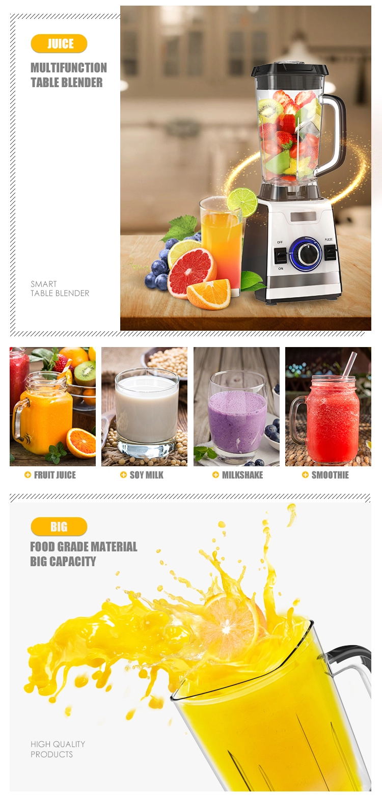 Blender applications including juice and smoothies