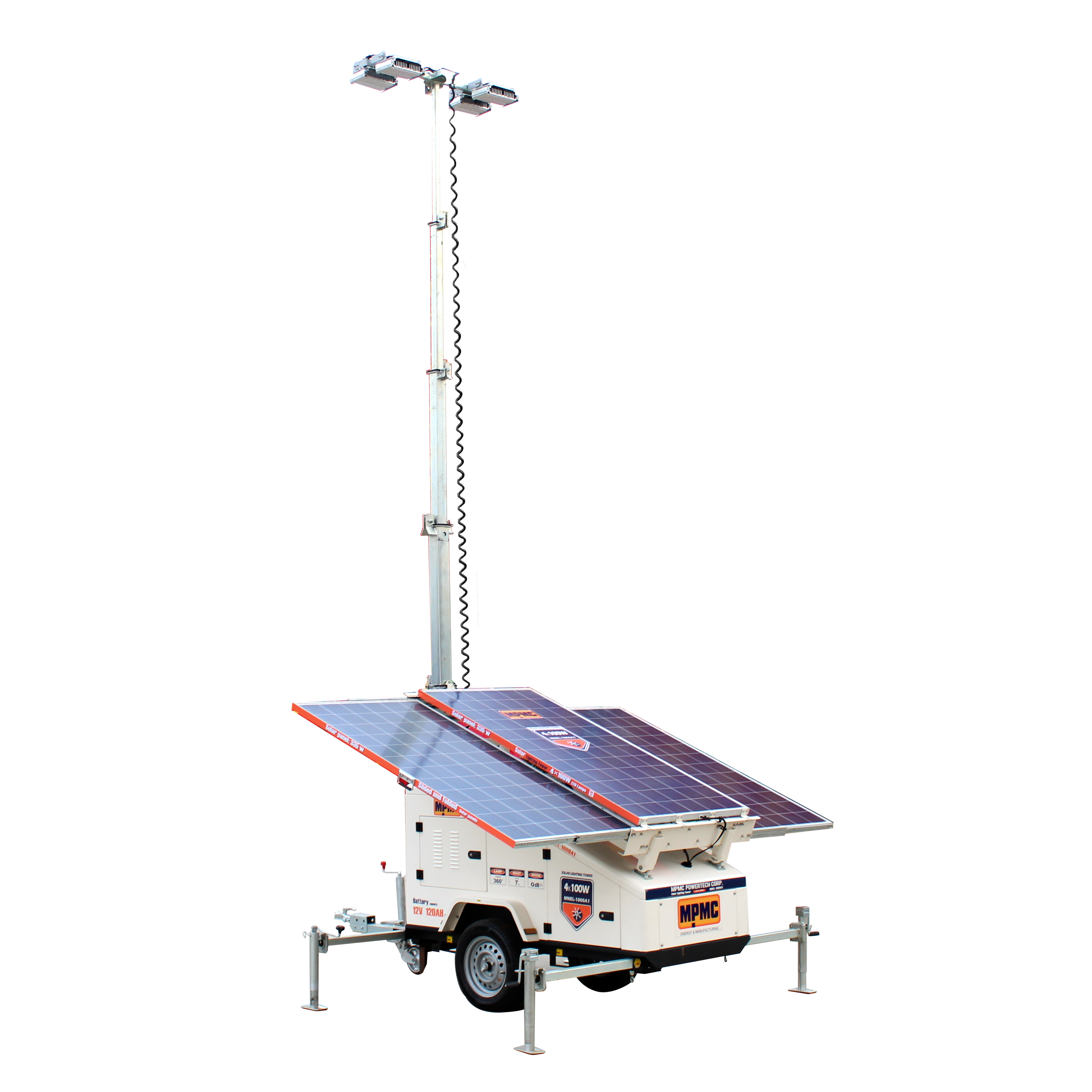 1000W Solar Lighting Tower - Image 3