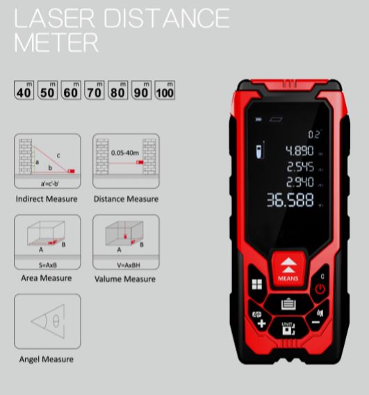 100M Digital Laser Distance Meter