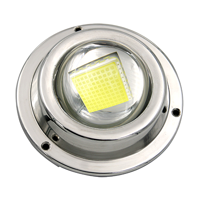 Side view of the underwater marine LED light fixture