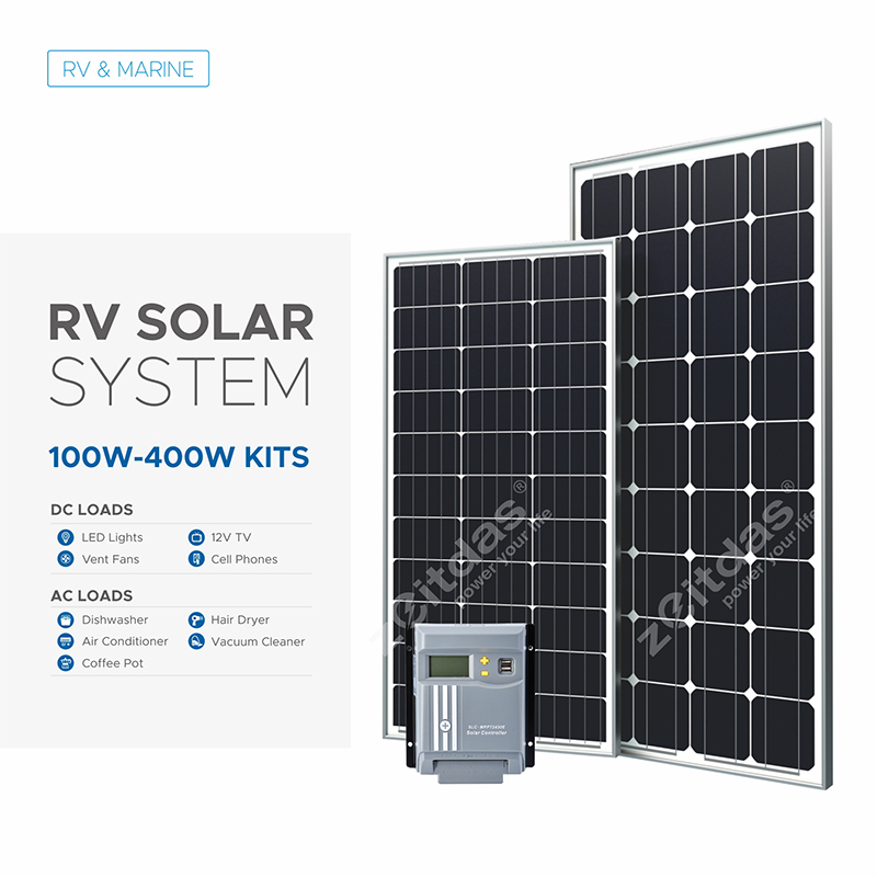 100w-400w RV Solar System 100w-400w kits - Image 2