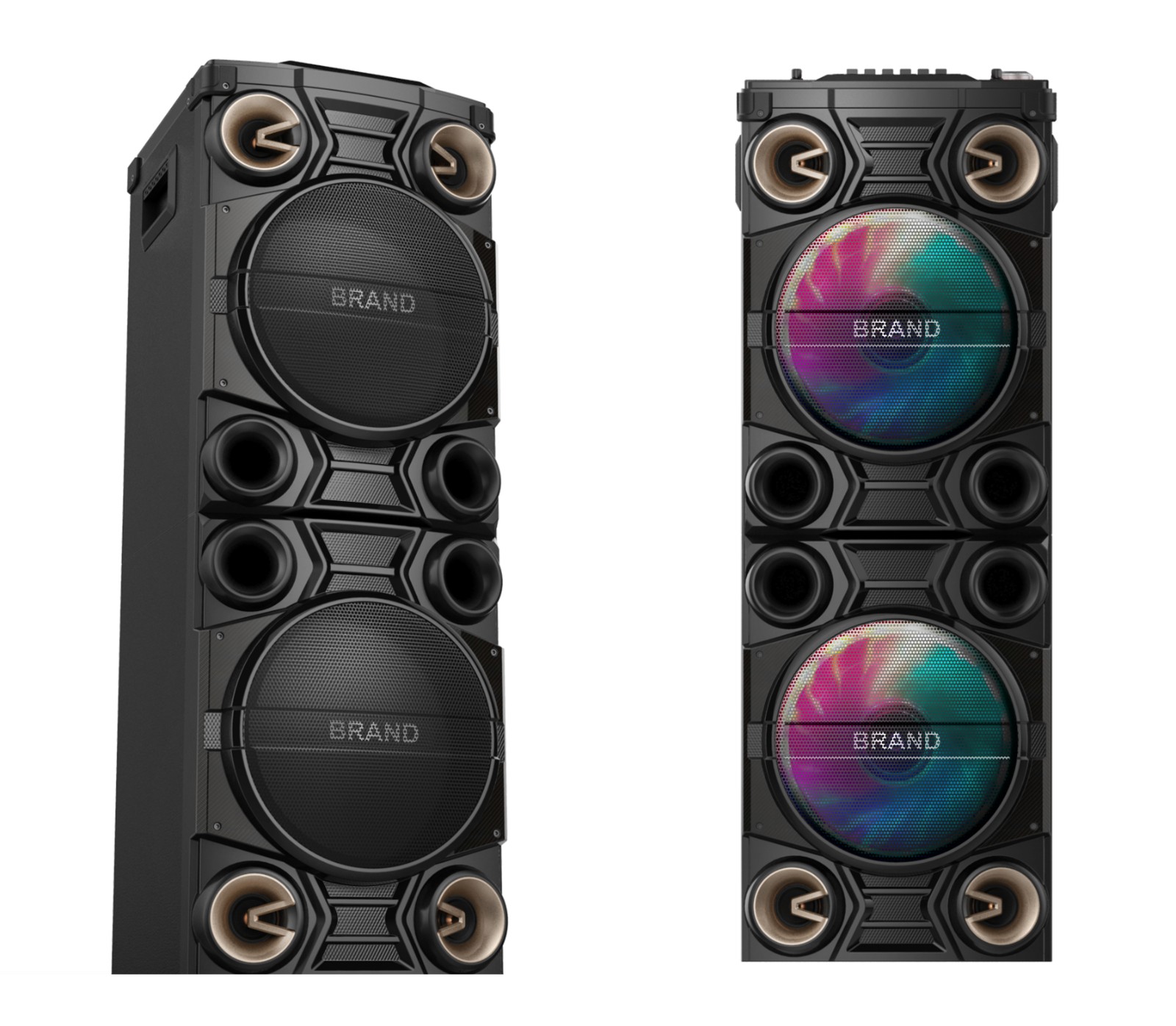 100W LED Karaoke Bluetooth Speaker