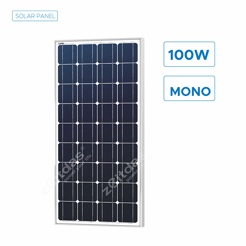 100W Off-Grid Monocrystalline Solar Panel