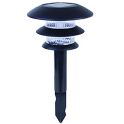 Tiered Solar Pathway Light