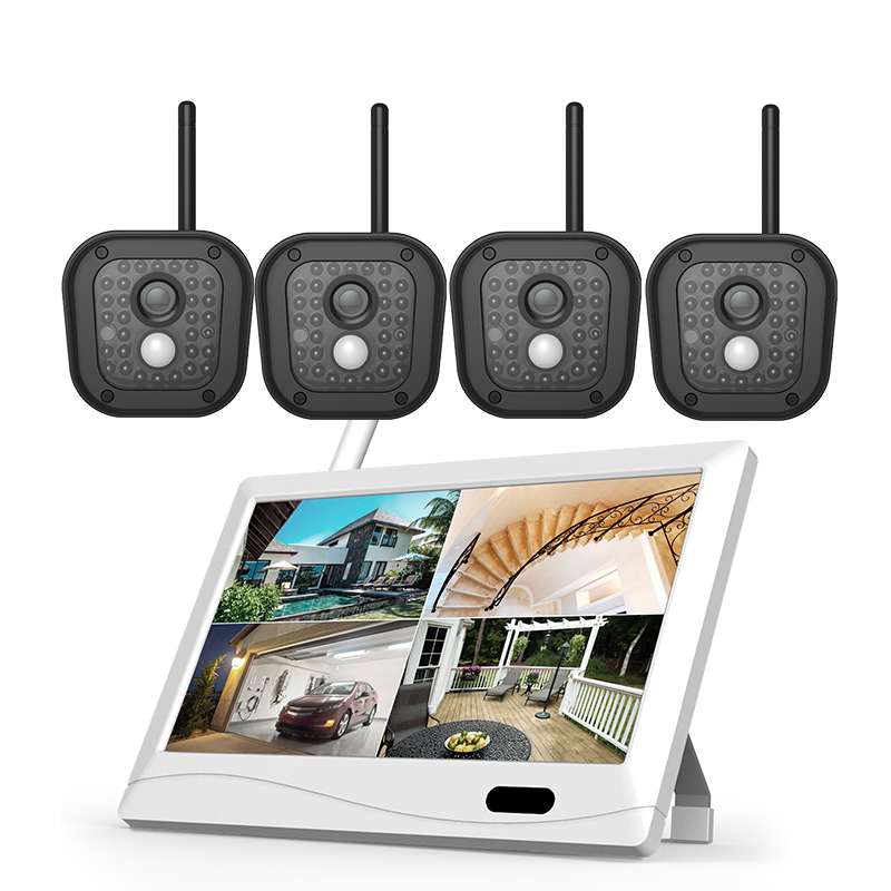 10.1-inch Touch Screen Wireless CCTV Security Camera System