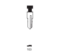 Slotted Pin for Chain Link Assemblies