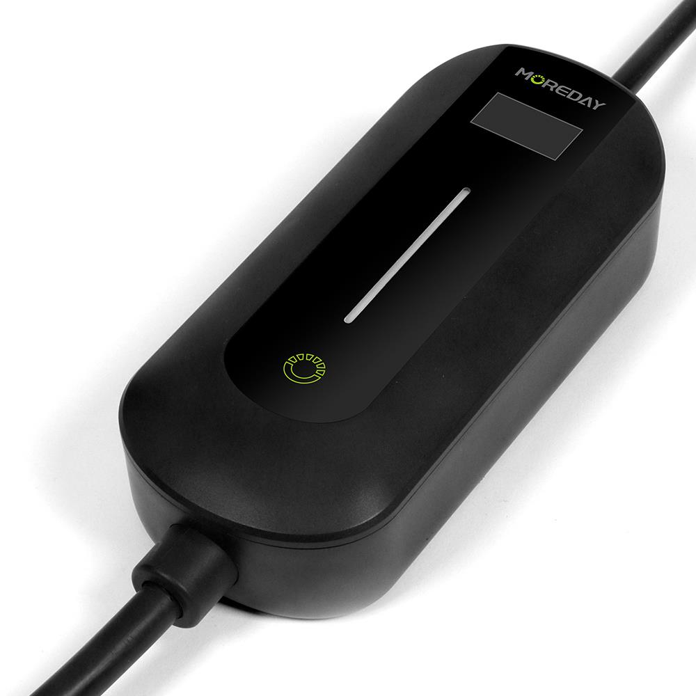 Adjustable 10A/16A Portable EV Charger with Type 2 Connector