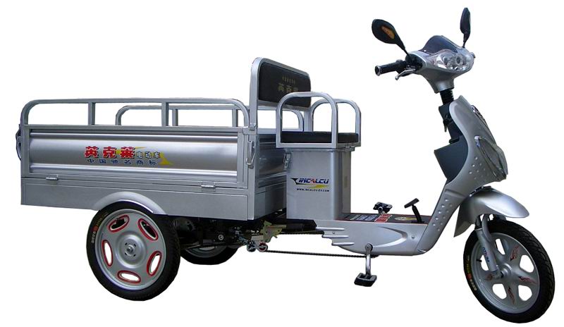 Electric Cargo Tricycle with Metal Cargo Bed