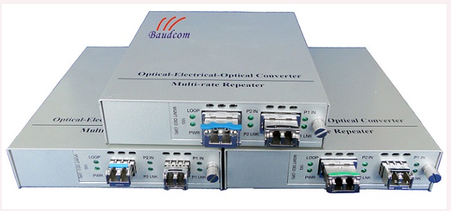 10G Fiber Optic Converter and 3R Repeater Interface