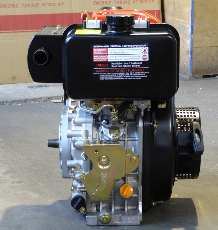 10Hp Air Cooled Single Cylinder Diesel Engine KA186FA Italy model - Image 2