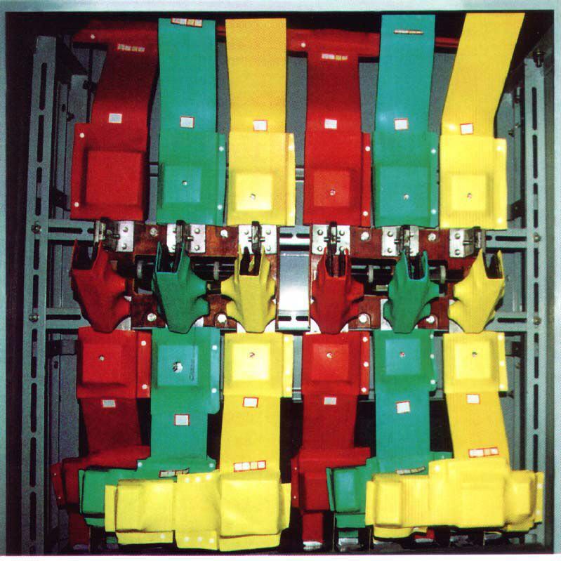 Busbar bushing installation example