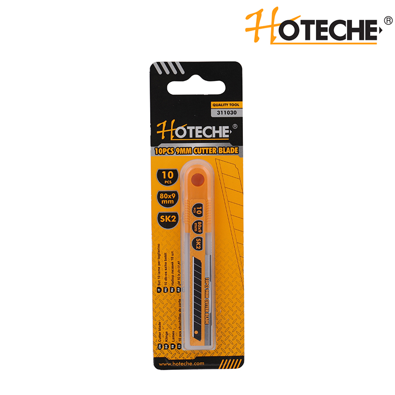 9mm SK2 Steel Cutter Blades, 10-Piece Set