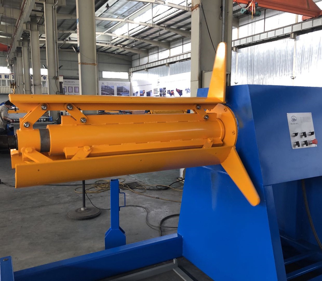 10t hydraulic uncoiler decoiler - Image 2