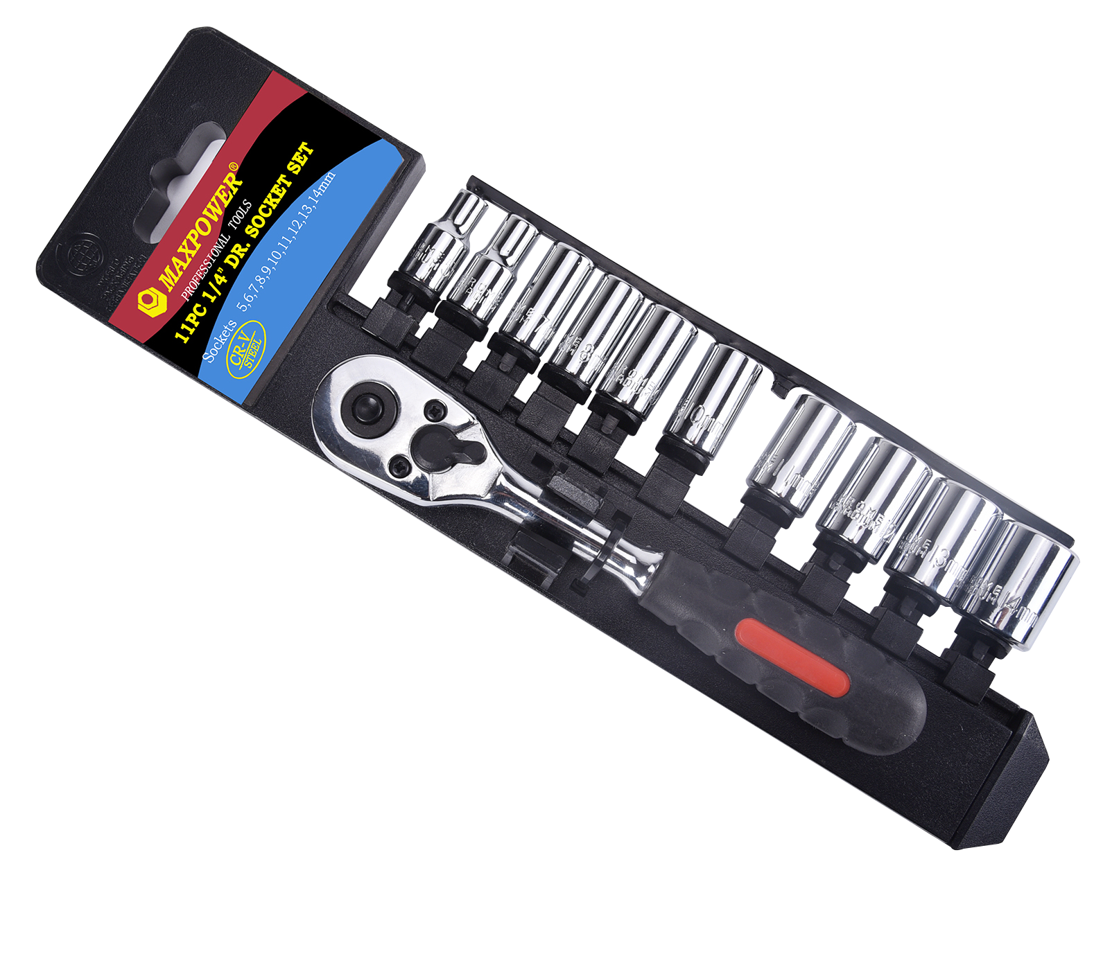 11 Pcs 1/4" Socket Wrench Set - Image 2