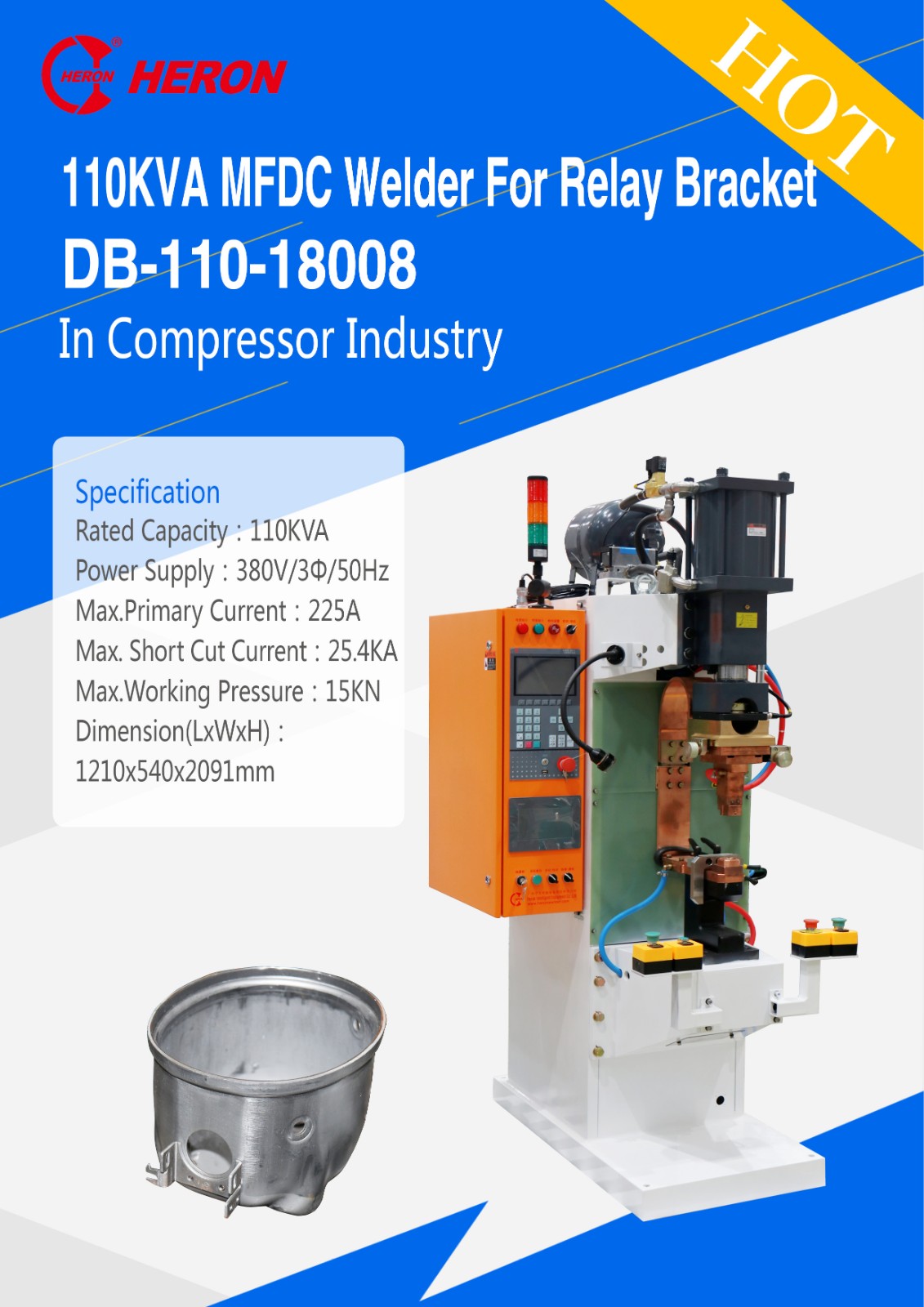 110KVA MFDC Welder For Relay Bracket - Image 2