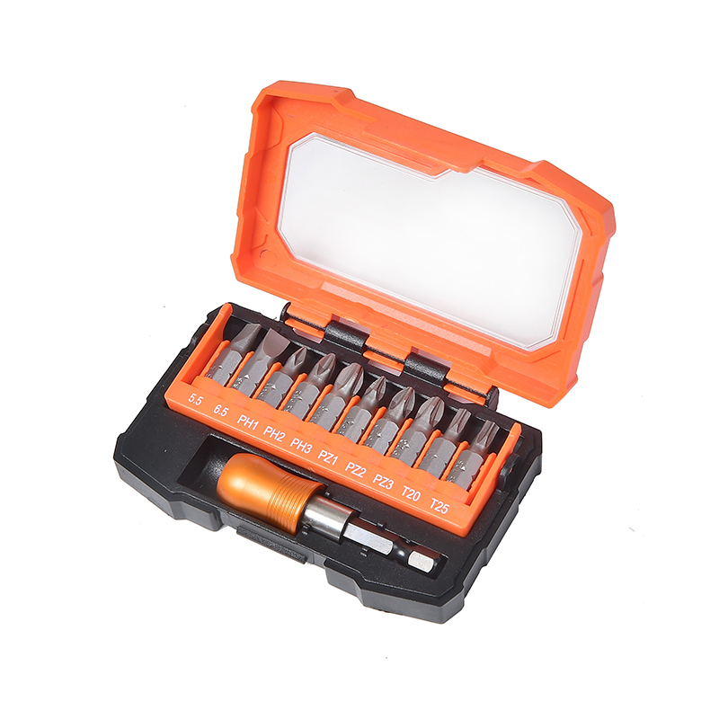 11-Piece Screwdriver Bit Set with Quick Chuck