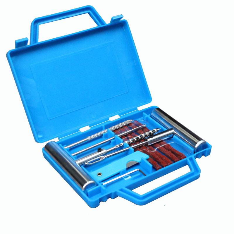 11Pcs Car Motorcycle Bike Emergency Tubeless Tire Puncture Repair Kit Set Car Tyre Repair Kit - Image 2