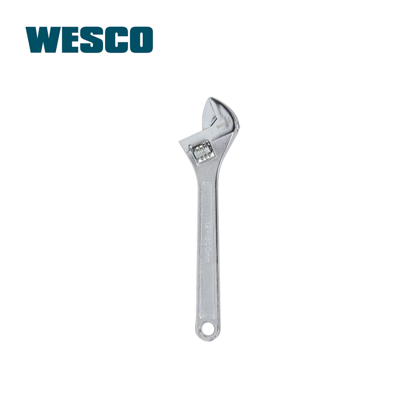 12-Inch Adjustable Wrench with Chrome Finish