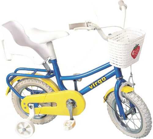 12-Inch Children's Bicycle with Training Wheels
