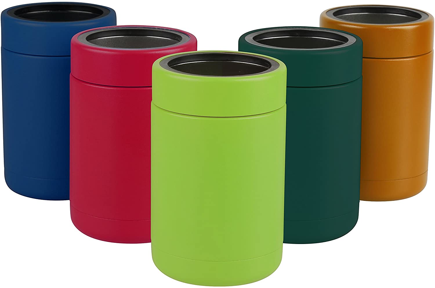 12 oz Stainless Steel Double Wall Vacuum Insulated Can Cooler (Green) - Image 2